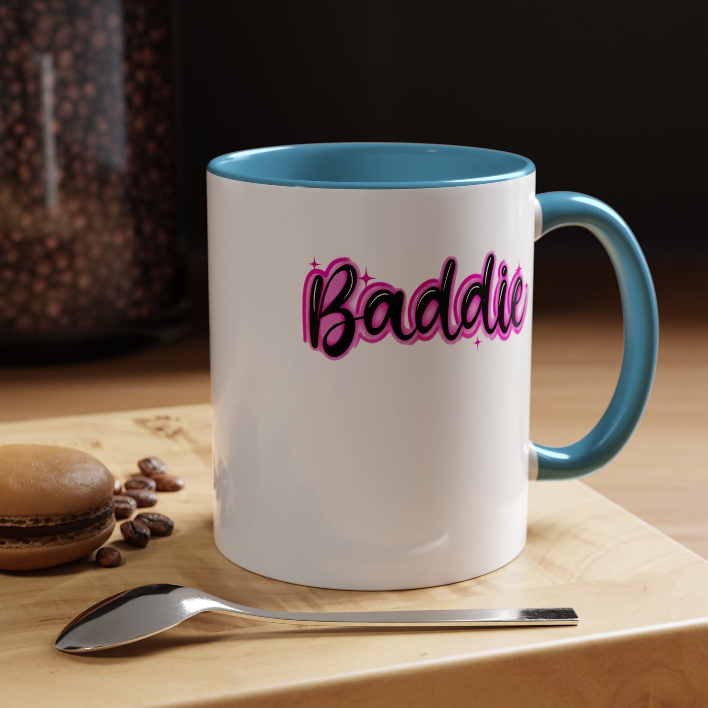 Baddie Gradient-Accent Coffee Mug (11, 15oz)