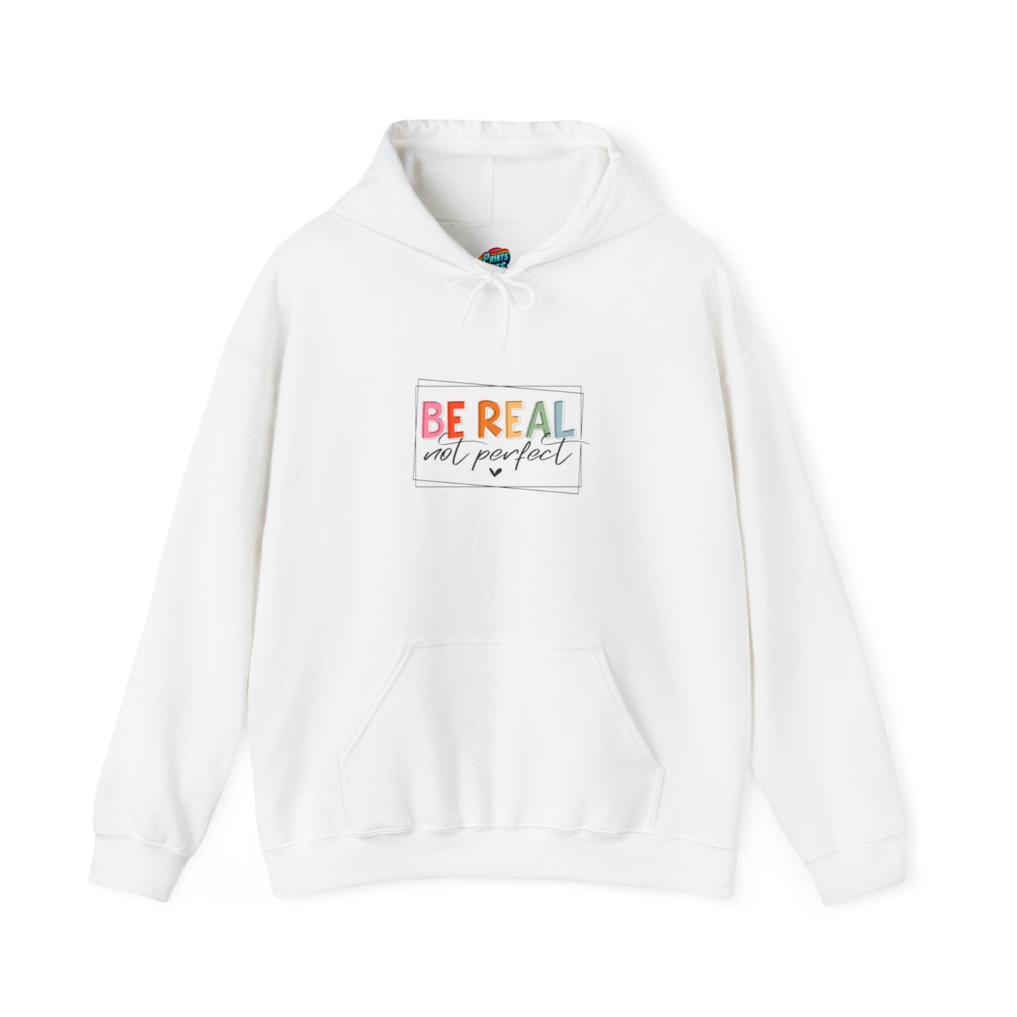 Be Real Not Perfect-Heavy Blend™ Classic Hoodie