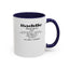 Baddie Definition-Accent Coffee Mug (11, 15oz)