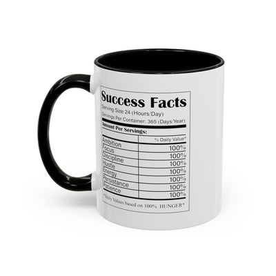 Success Facts-Accent Coffee Mug (11, 15oz)