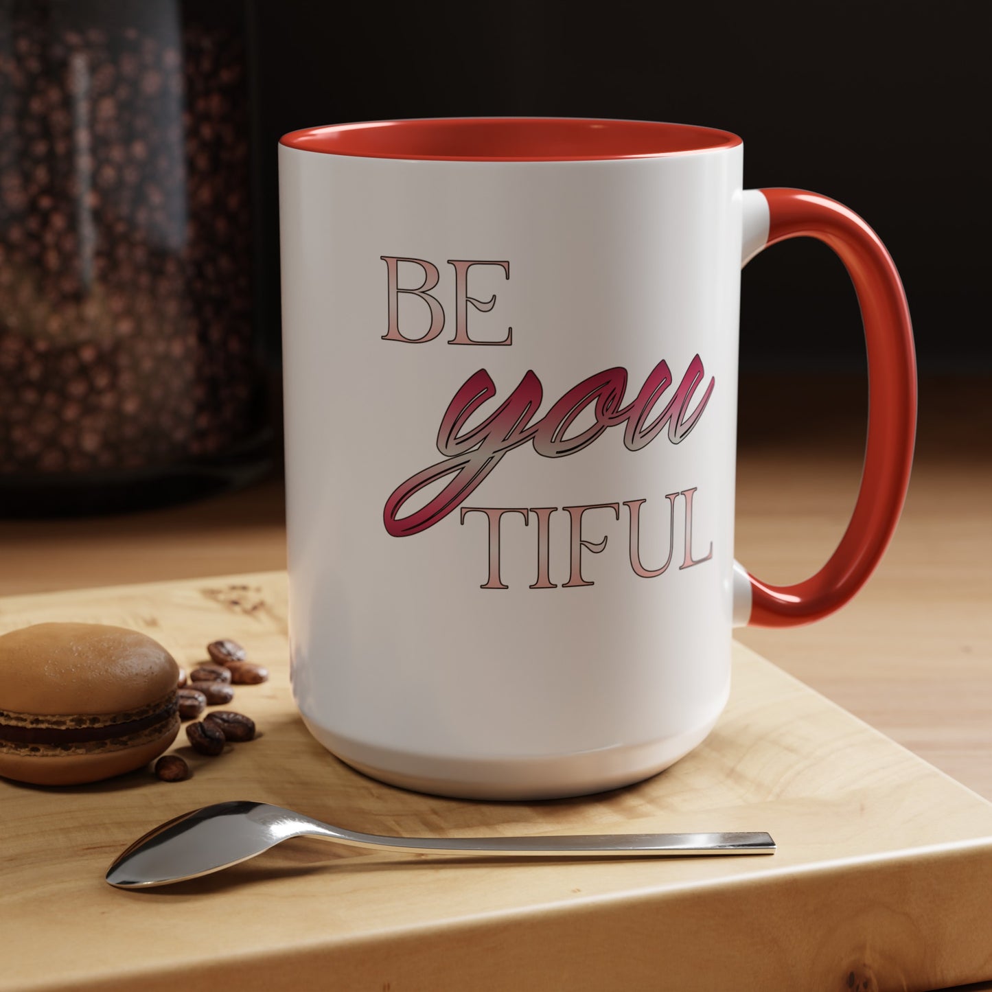 Beyoutiful-Accent Coffee Mug (11, 15oz)
