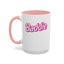 Pink Baddie-Accent Coffee Mug (11, 15oz)