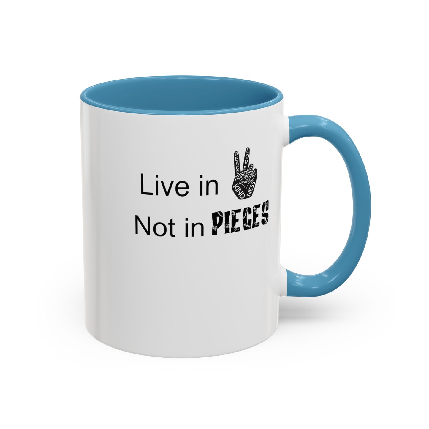In Peace-Accent Coffee Mug (11, 15oz)