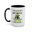 Crazy Yoda-Accent Coffee Mug (11, 15oz)