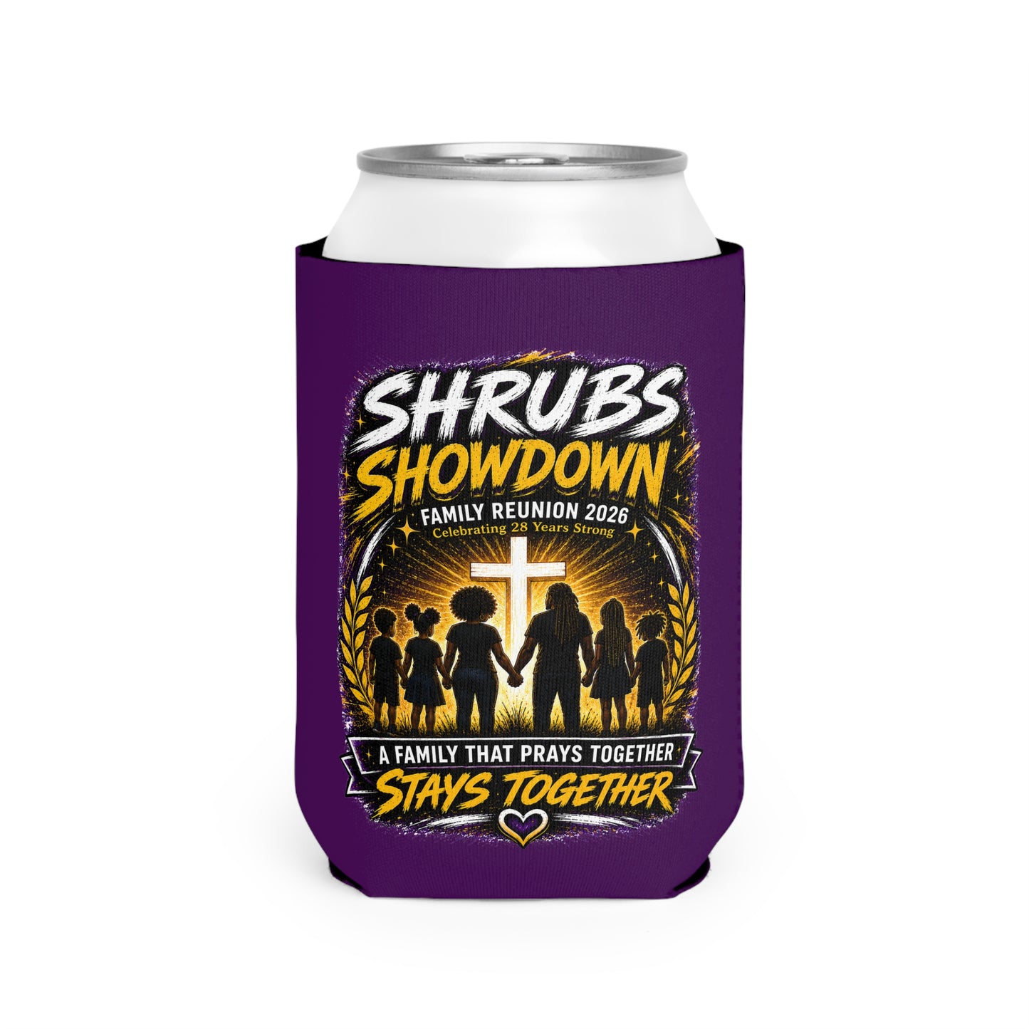 Shrubs Showdown Family Reunion Can Cooler Sleeve 2026