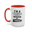 Master Peace-Black-Accent Coffee Mug (11, 15oz)