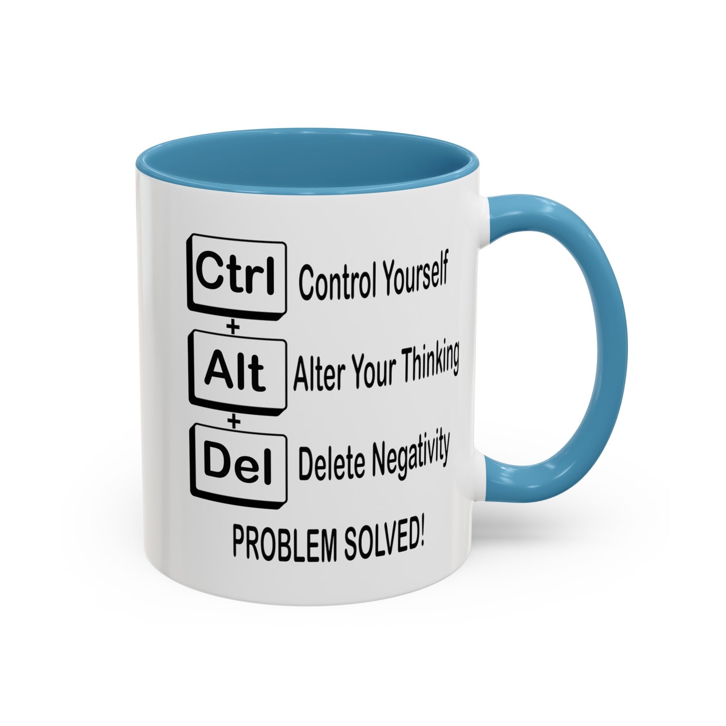Ctrl-Alt-Del-Accent Coffee Mug (11, 15oz)