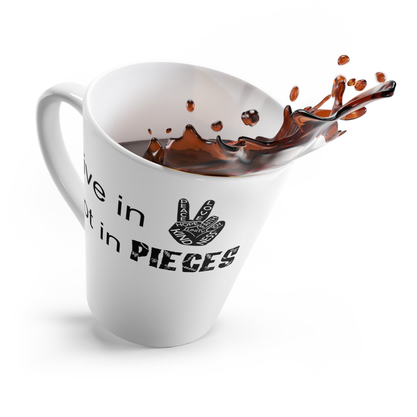 In Peace-Latte Mug, 12oz