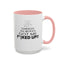 Stop Cussing-Accent Coffee Mug (11, 15oz)