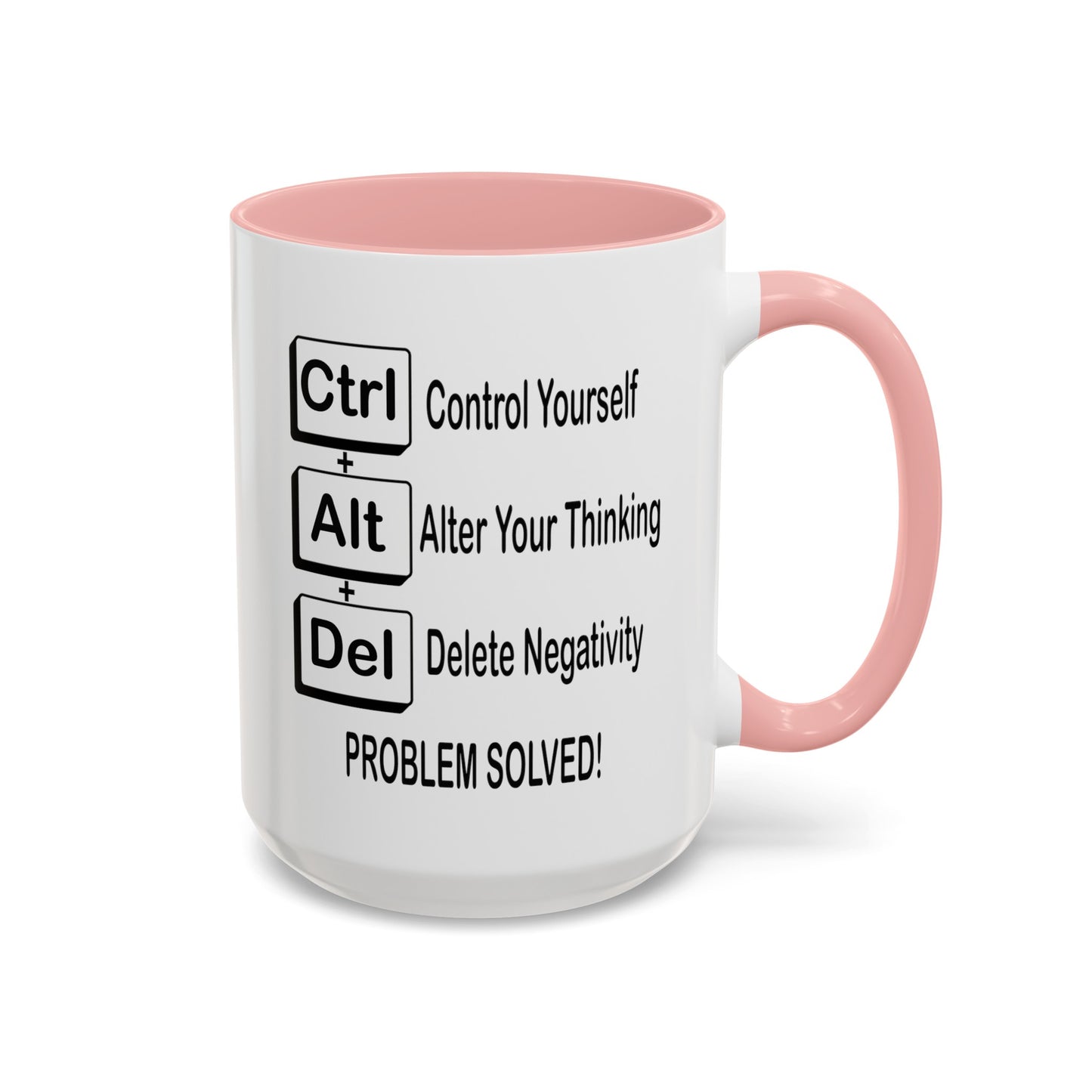 Ctrl-Alt-Del-Accent Coffee Mug (11, 15oz)