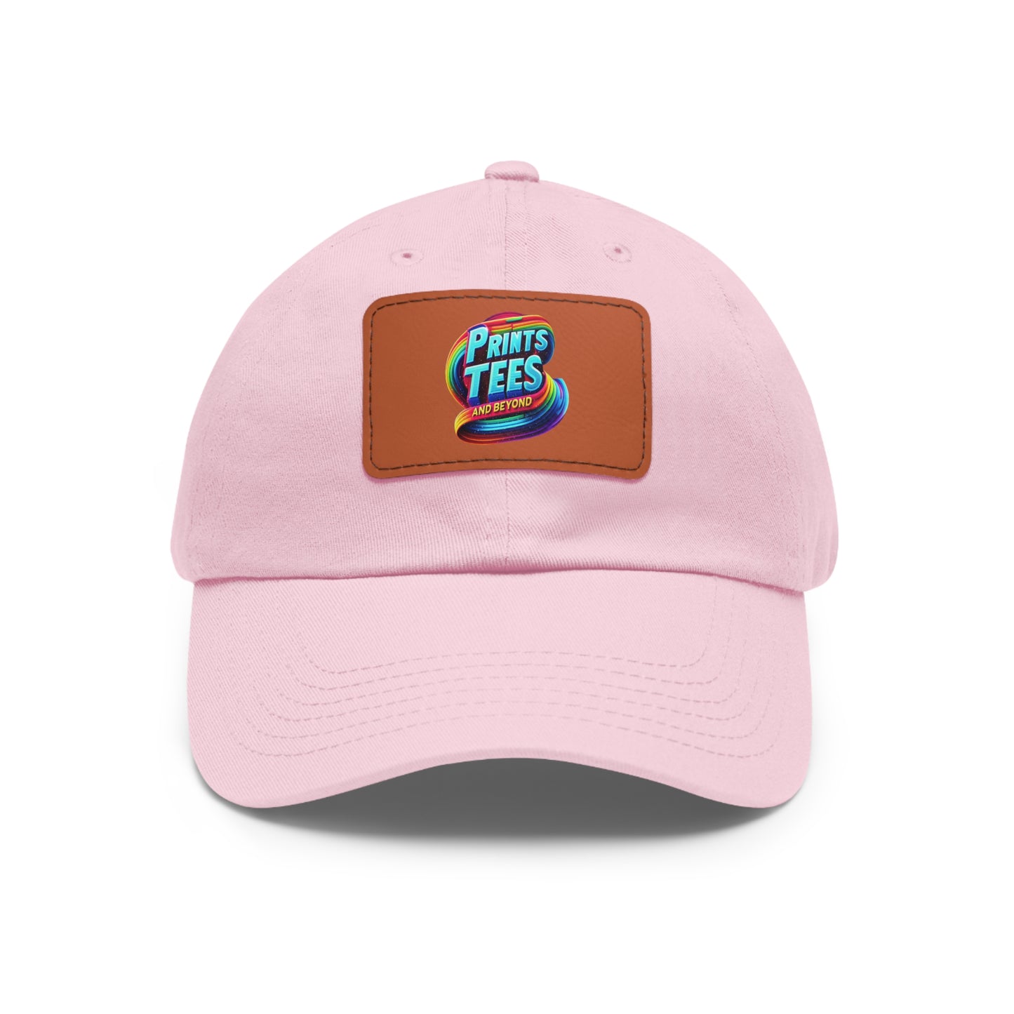 PTB-Dad Hat with Leather Patch (Rectangle)