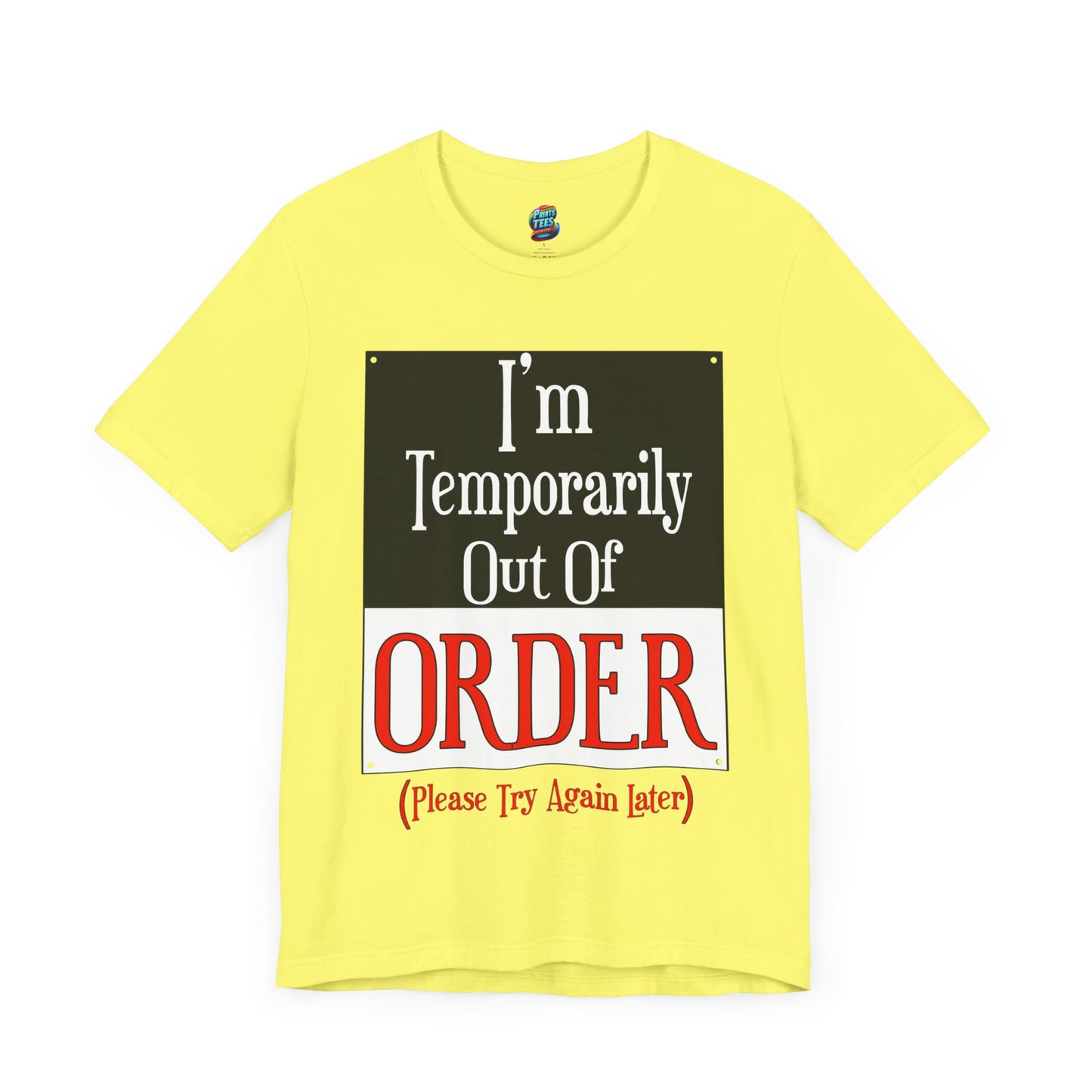 Out Of Order-Jersey Knit T-Shirt