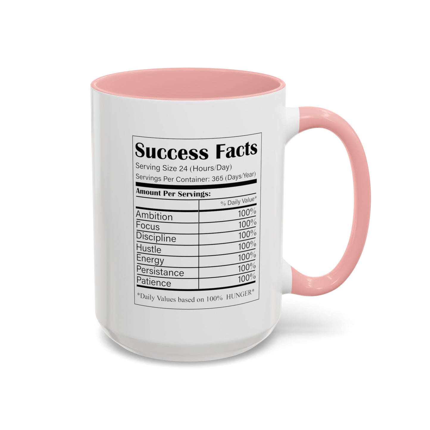 Success Facts-Accent Coffee Mug (11, 15oz)