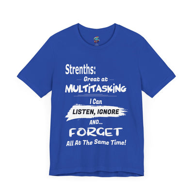 Multitasking Strengths-Jersey Knit T-Shirt