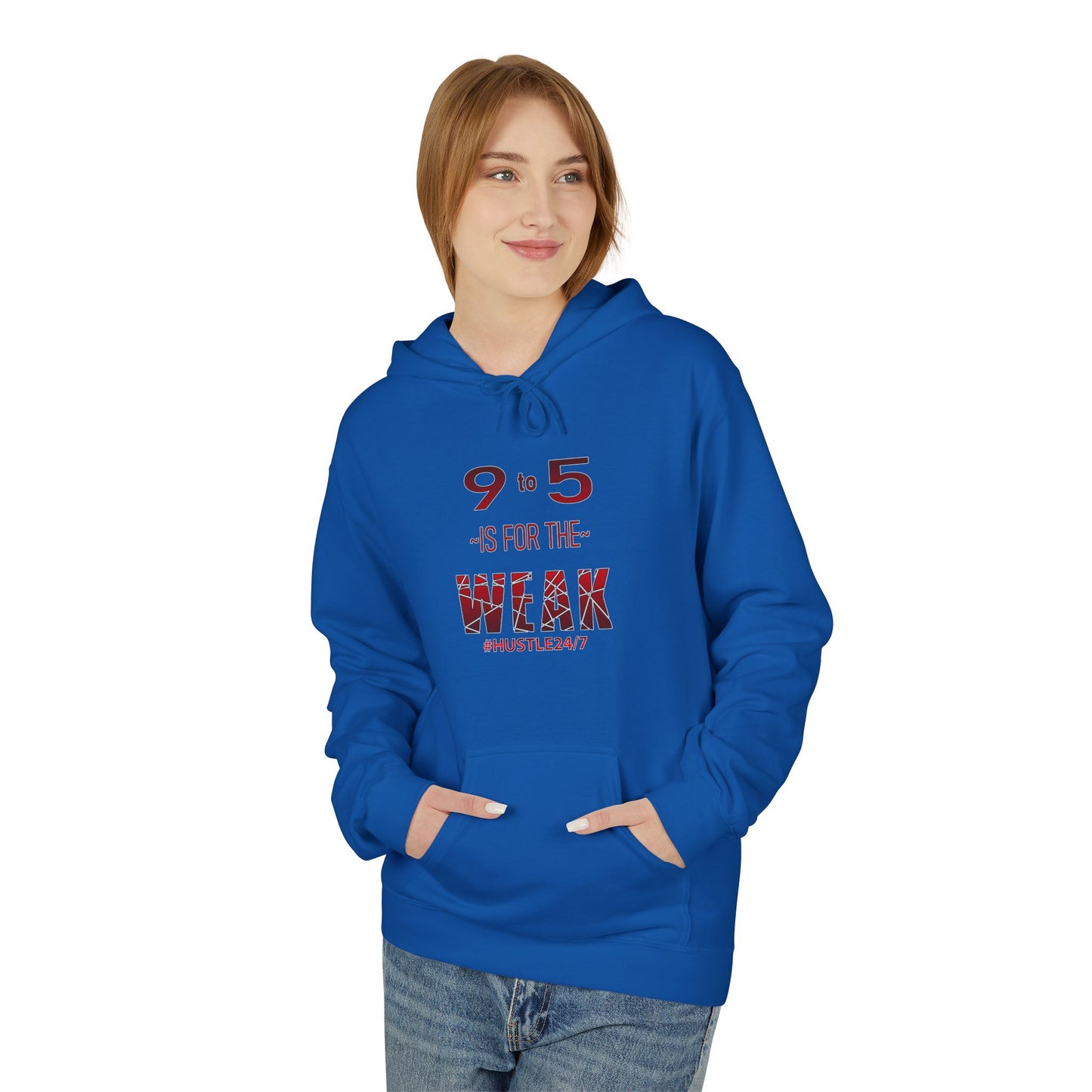 9 to 5-Midweight Softstyle Fleece Hoodie