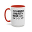 Know Your Worth-Accent Coffee Mug (11, 15oz)