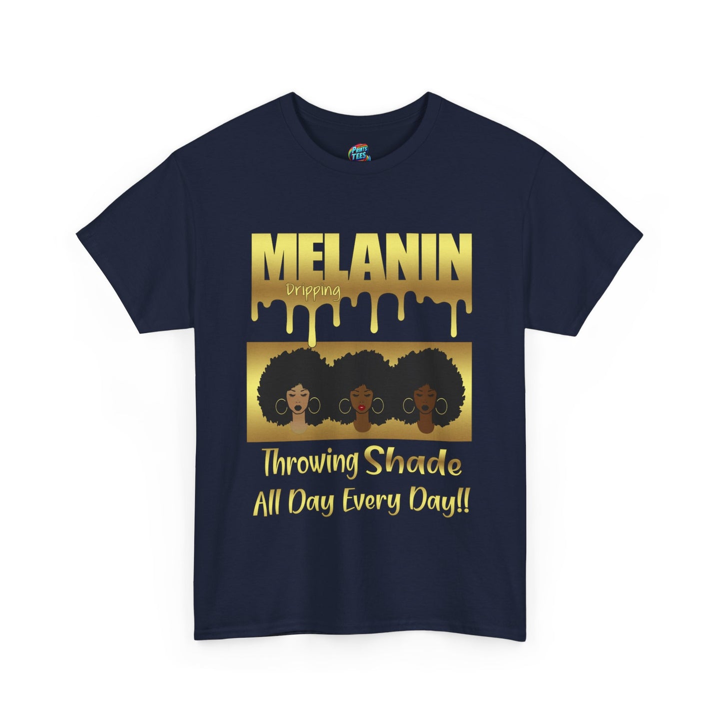 Melanin Dripping-Heavy Cotton Classic Tee