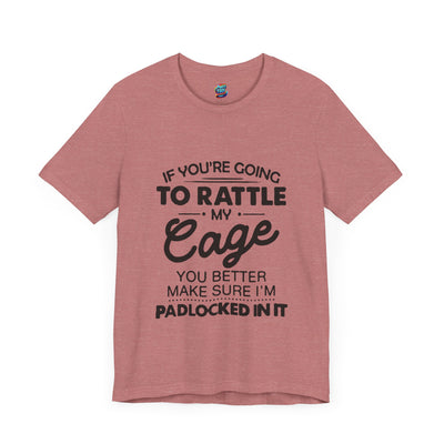 Rattle My Cage-Jersey Knit T-Shirt