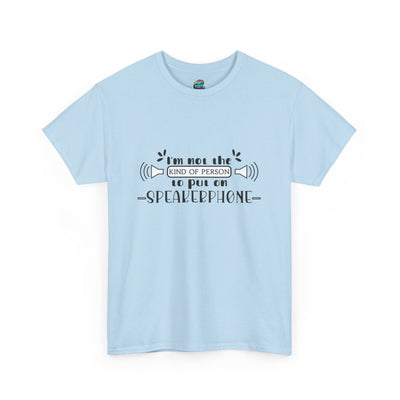 Speakerphone-Heavy Cotton Classic Tee