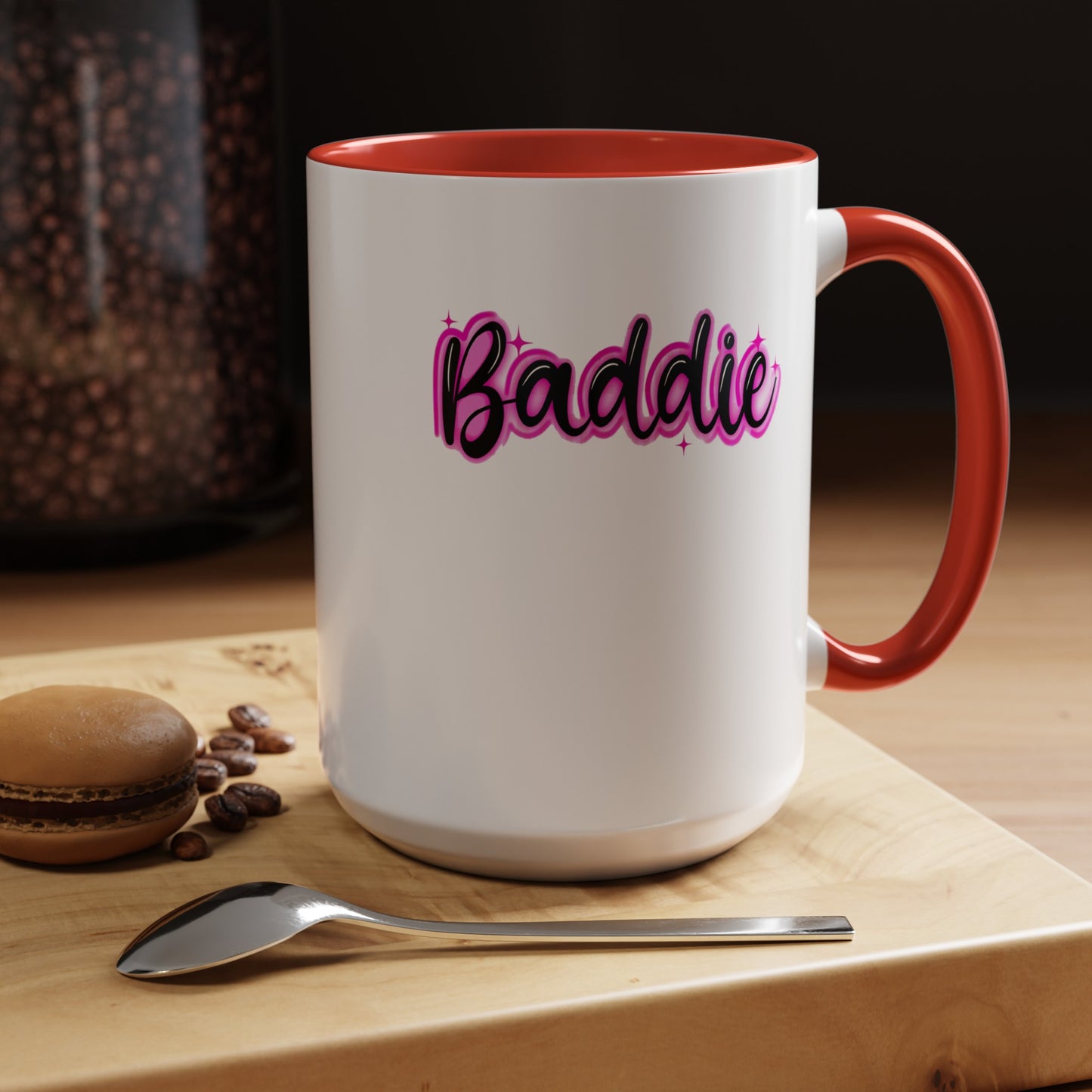 Baddie Gradient-Accent Coffee Mug (11, 15oz)