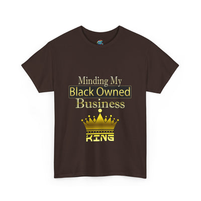 Minding my black owned business-King-Heavy Cotton Classic Tee