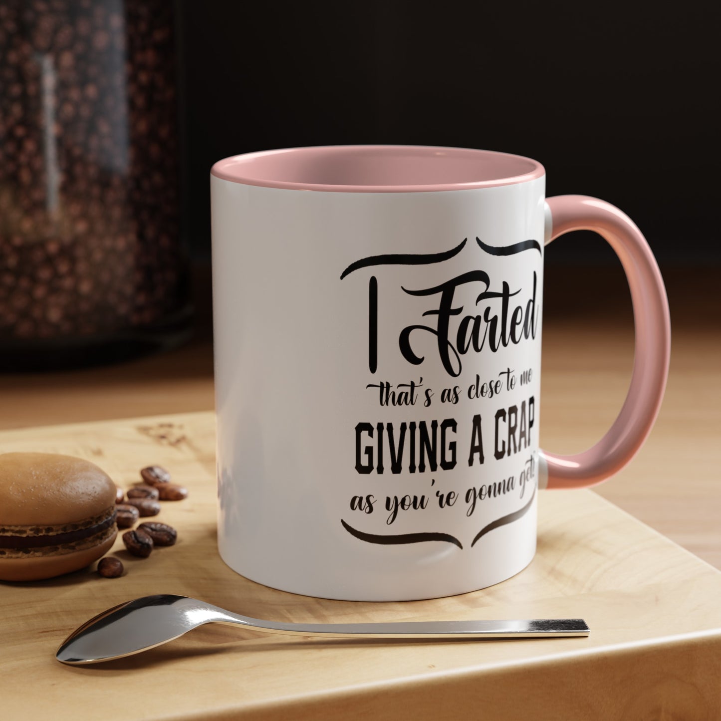 Giving a Crap-Accent Coffee Mug (11, 15oz)