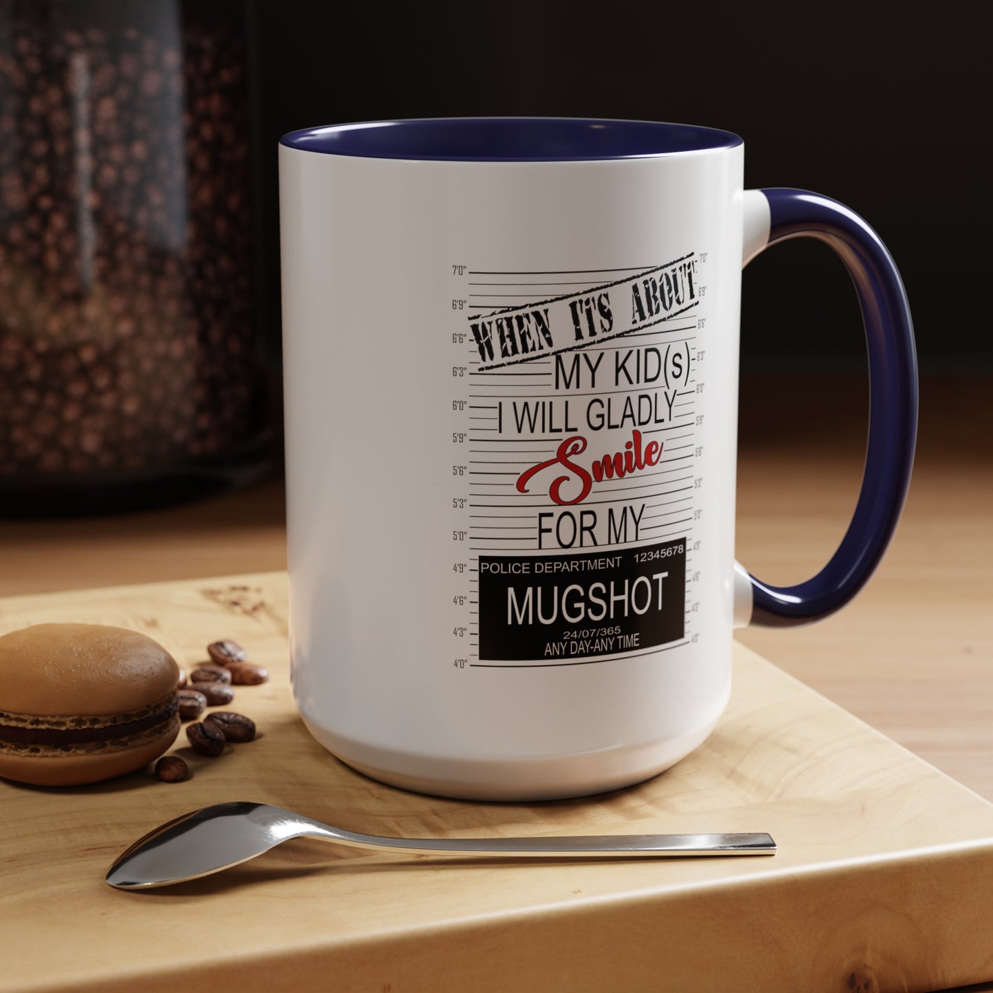 Mugshot-Accent Coffee Mug (11, 15oz)