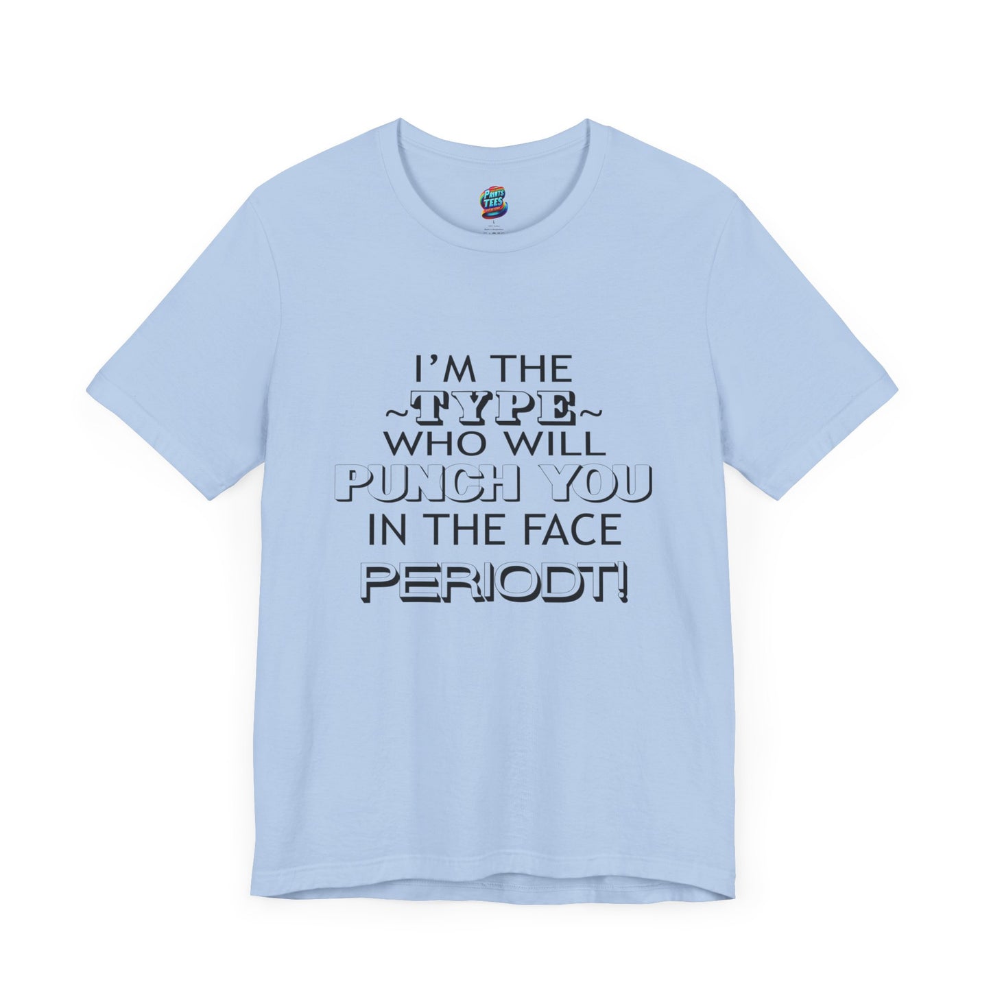 Punch You-Jersey Knit T-Shirt