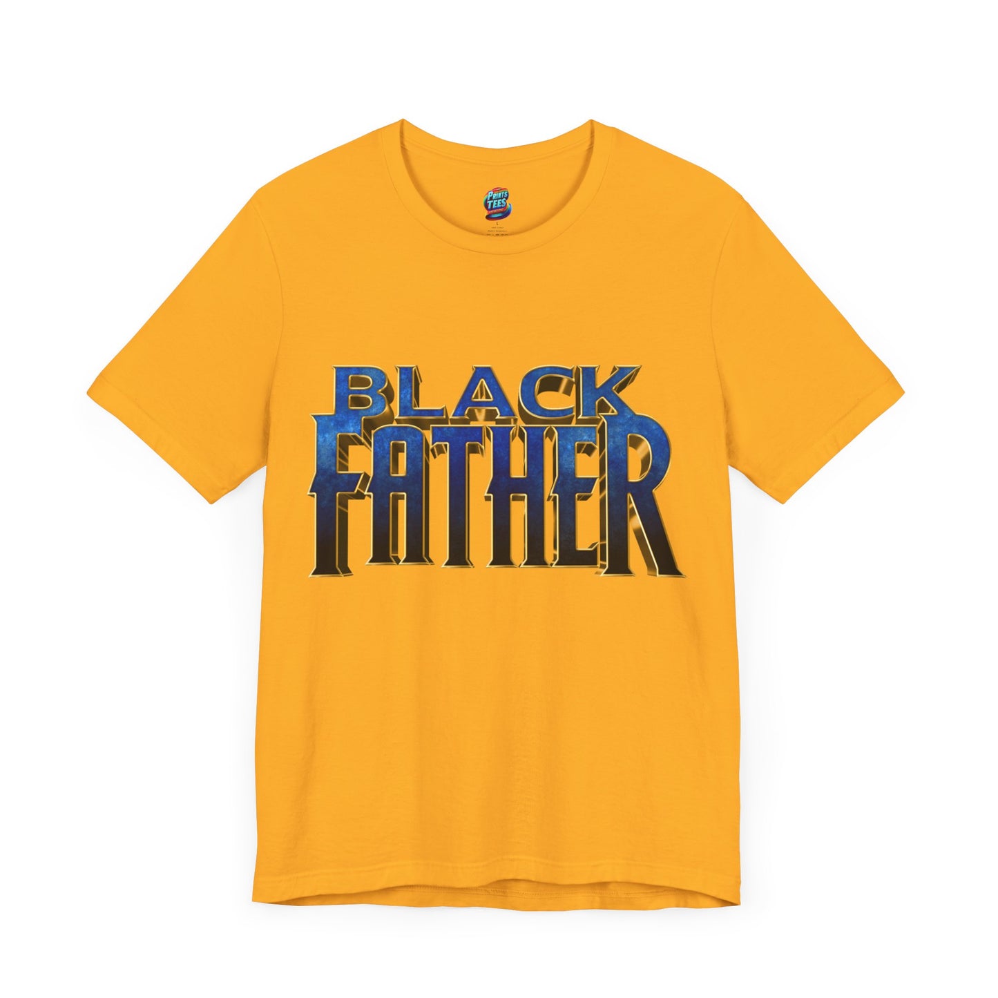 Black Father Panther Style-Jersey Knit T-Shirt
