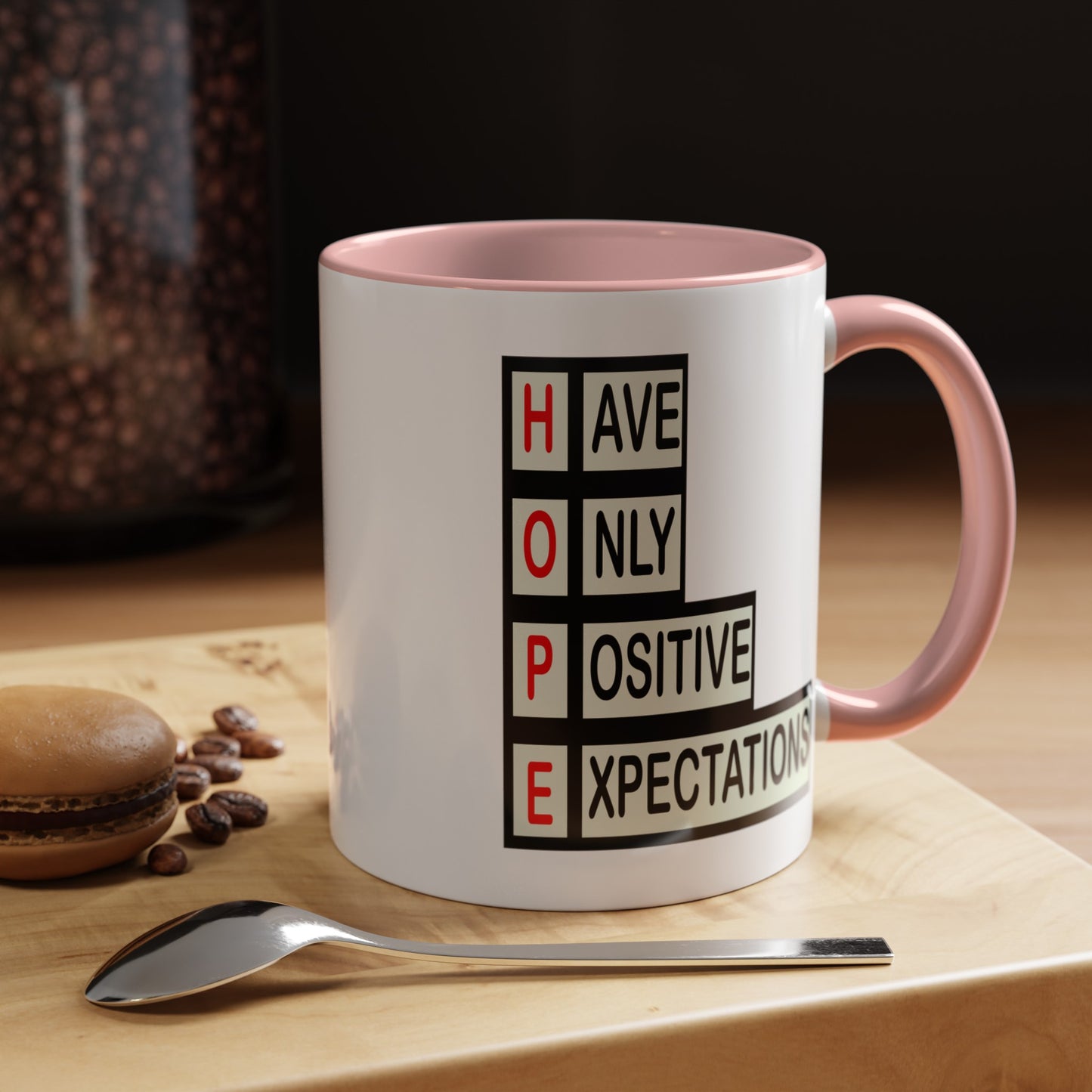 Hope Blocks-Accent Coffee Mug (11, 15oz)