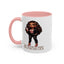 Standing on Business-Brown Woman-Accent Coffee Mug (11, 15oz)