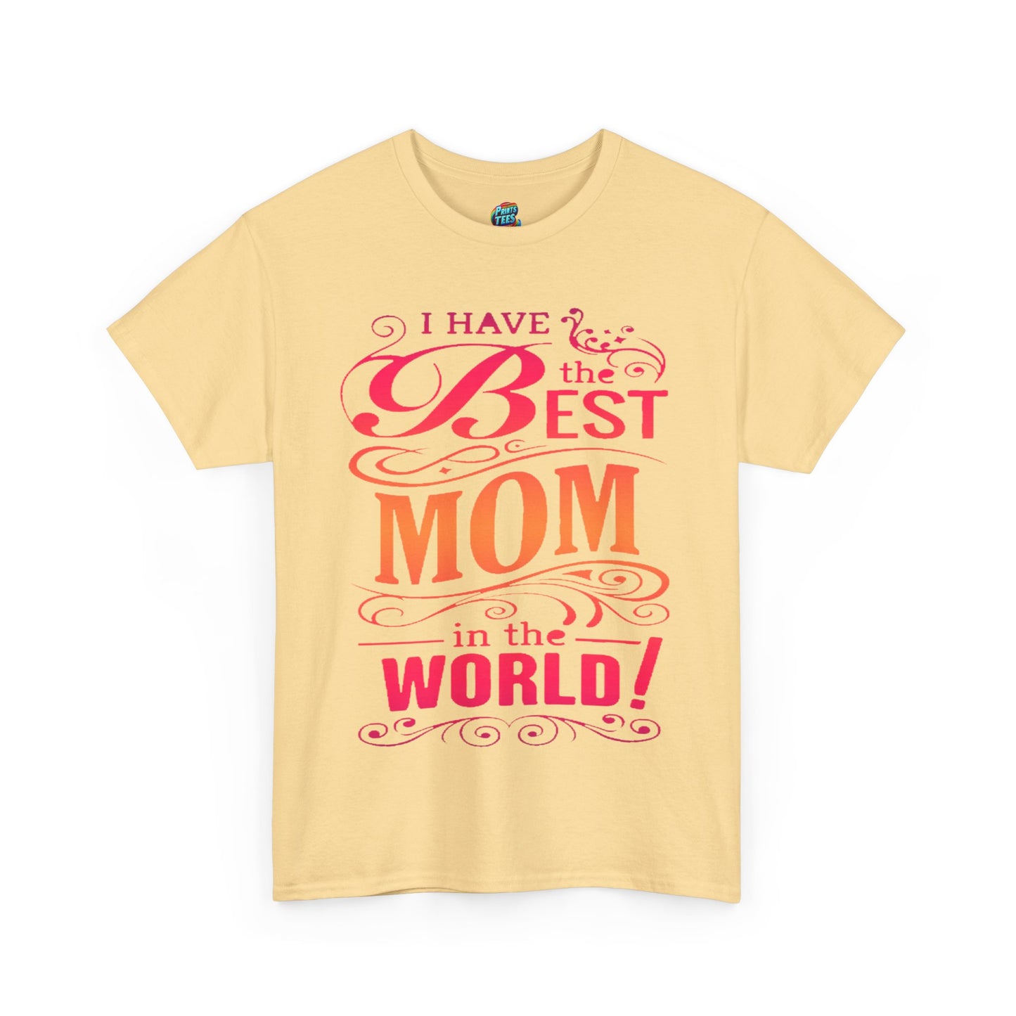 Best Mom In The World-Heavy Cotton Classic Tee