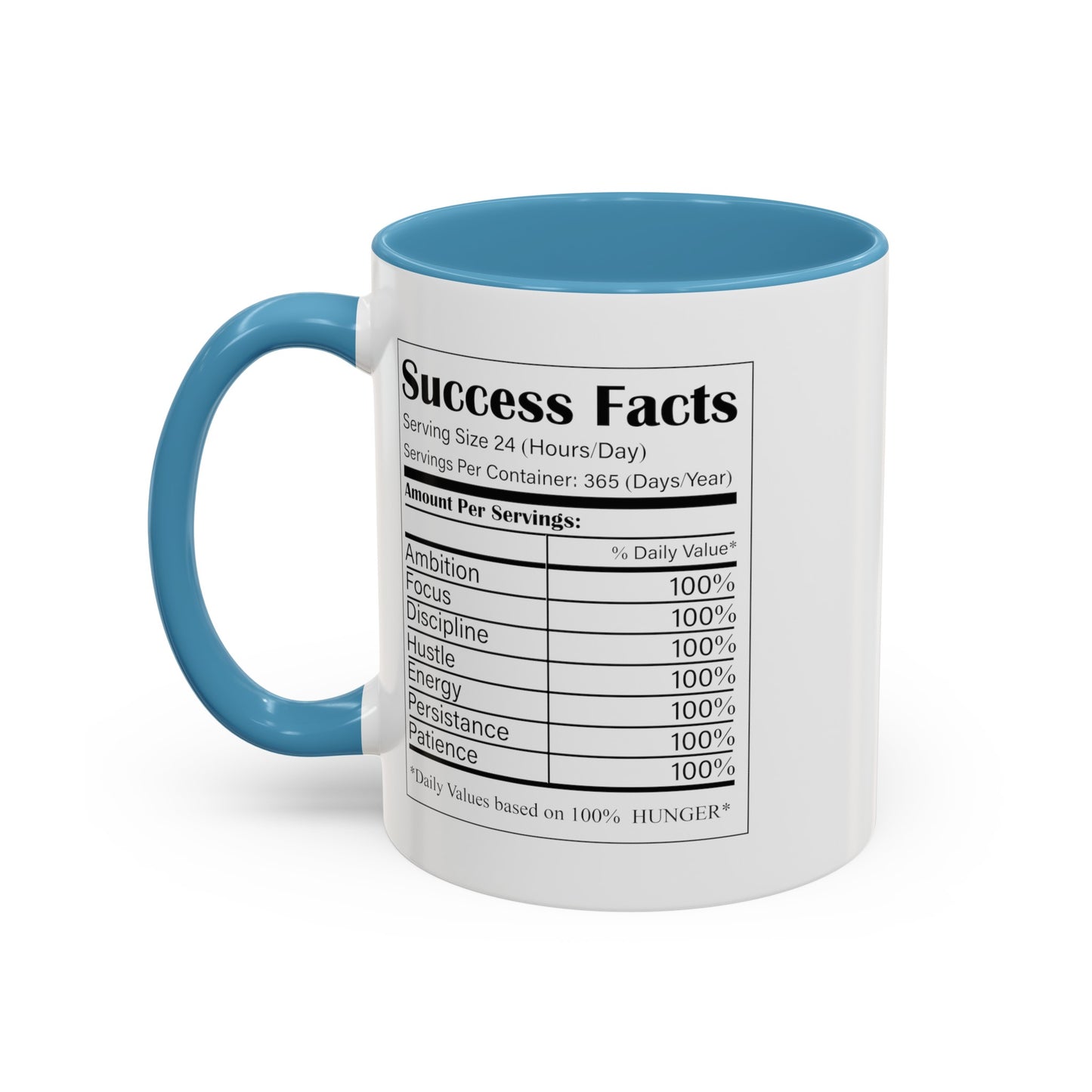 Success Facts-Accent Coffee Mug (11, 15oz)