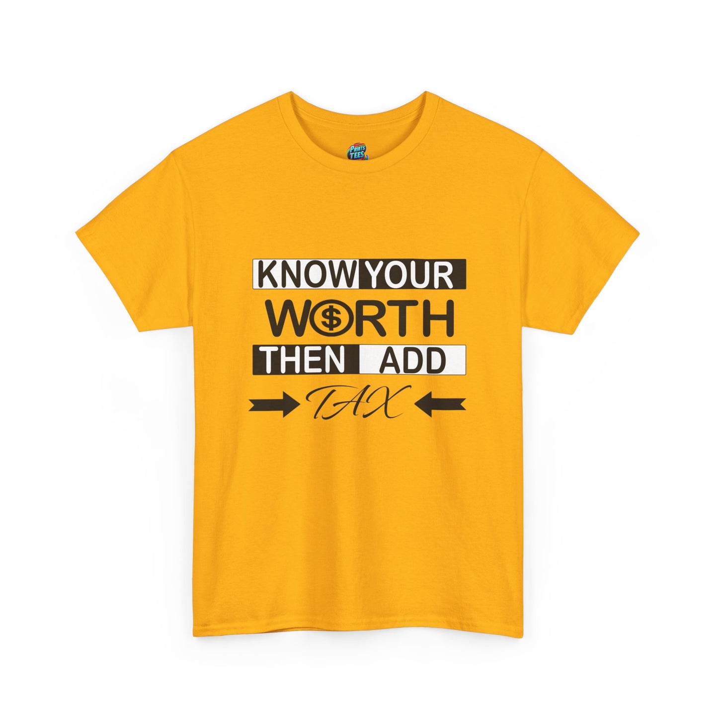 Know Your Worth-Heavy Cotton Classic Tee