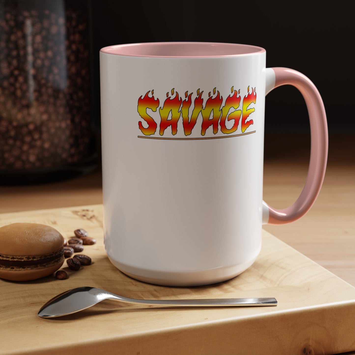Savage Fire -Accent Coffee Mug (11, 15oz)