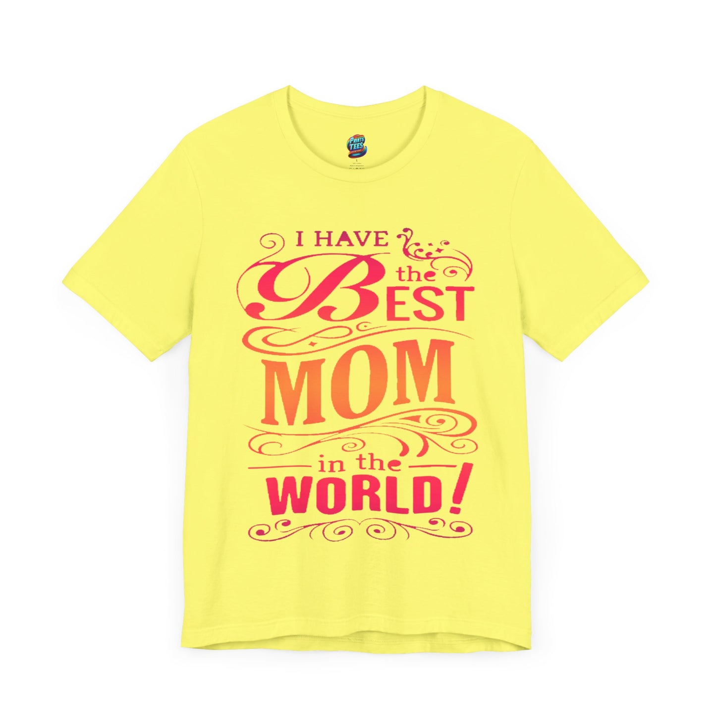 Best Mom In The World-Jersey Knit T-Shirt