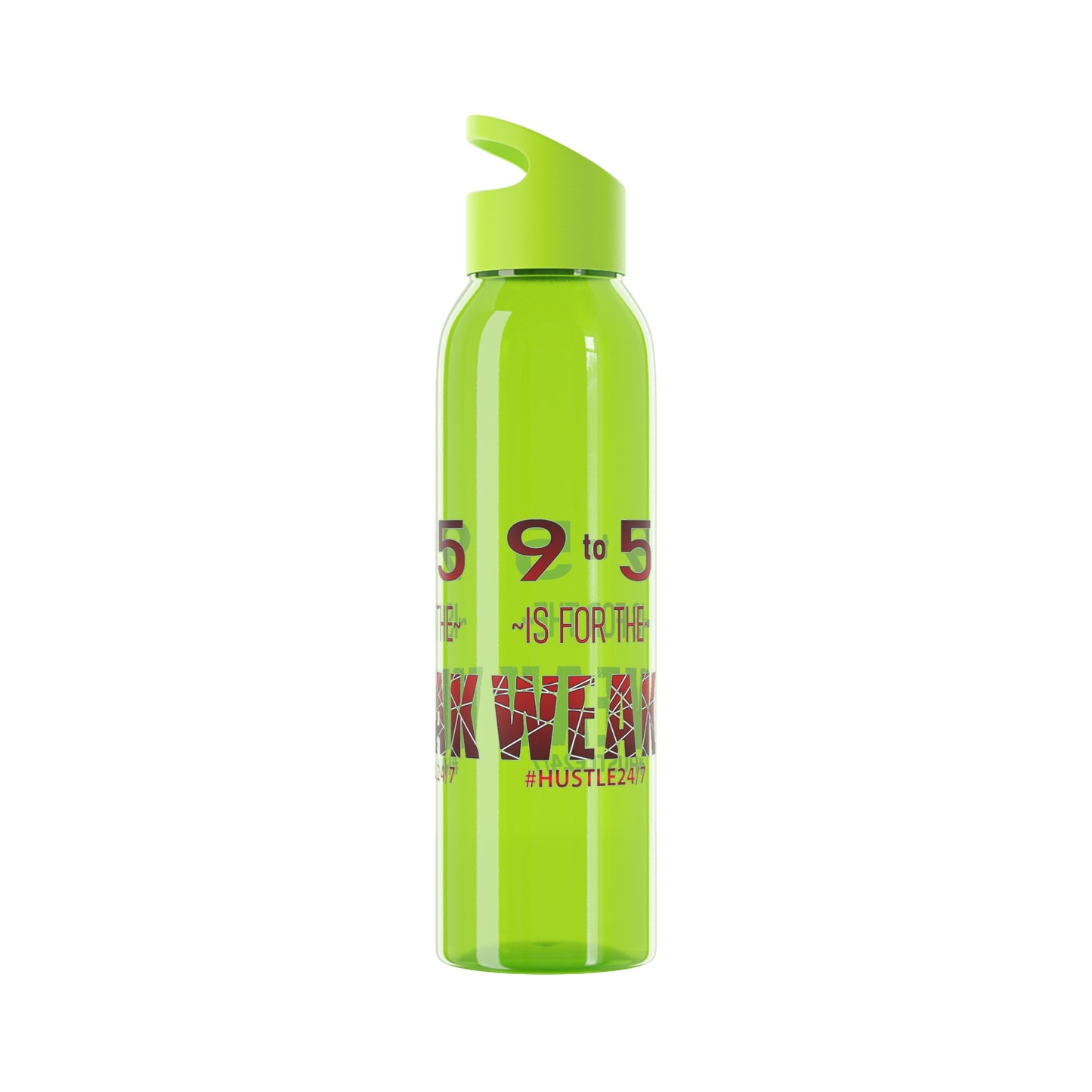 9 to 5-Sky Water Bottle, 21.9oz