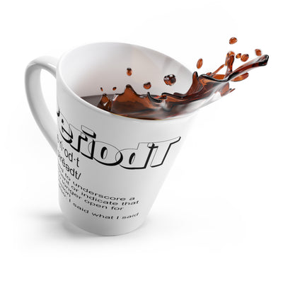 Periodt-Latte Mug, 12oz