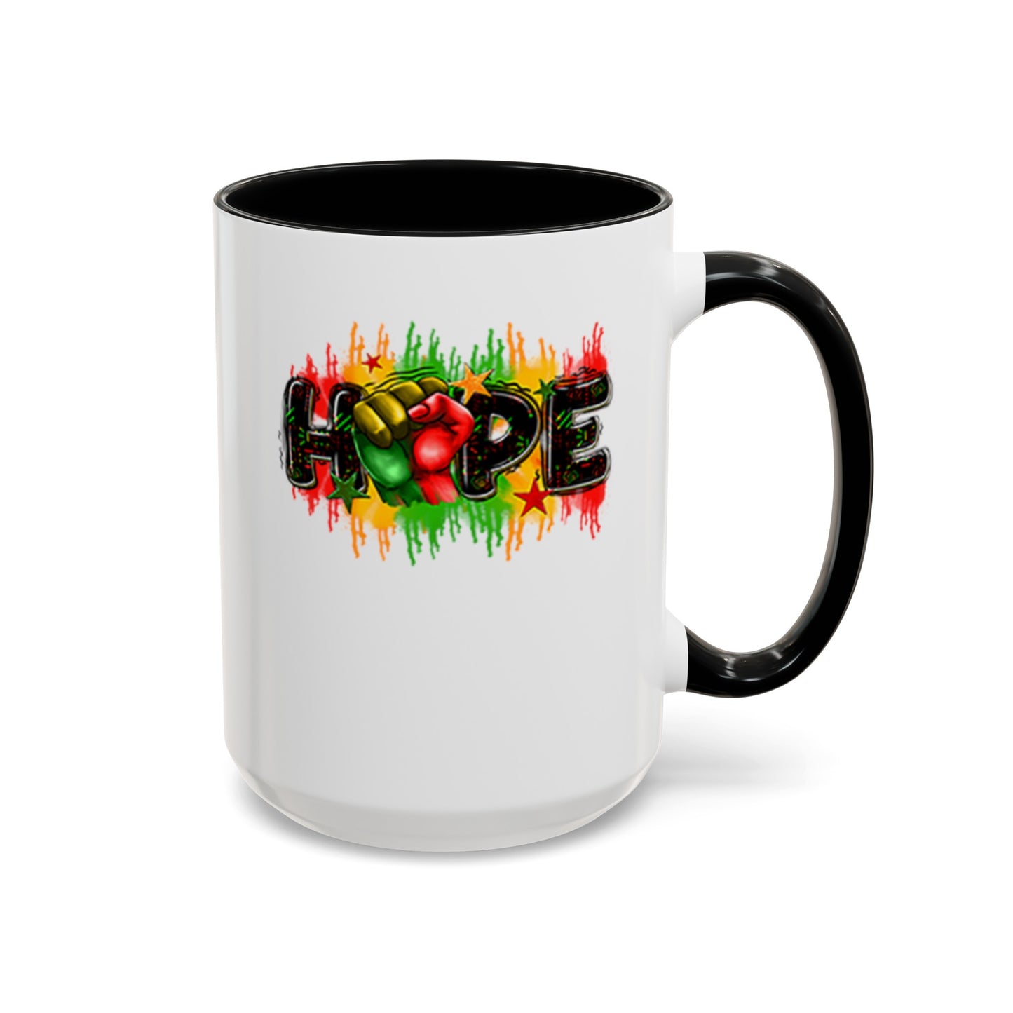Hope Fist-Accent Coffee Mug (11, 15oz)