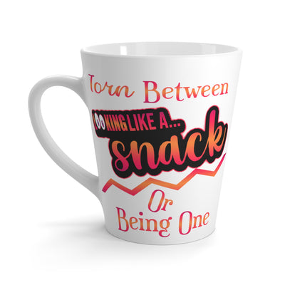 A Snack-Latte Mug, 12oz