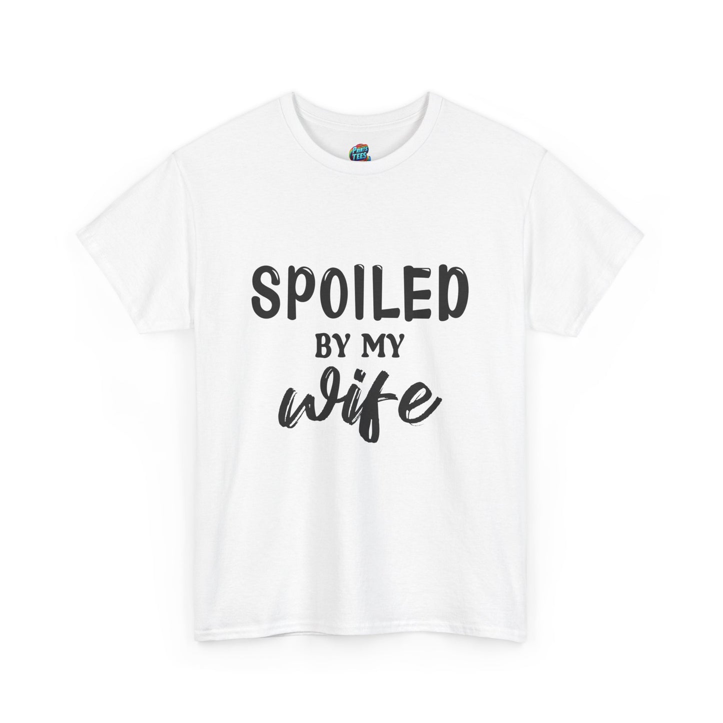 Spoiled by Wife-Heavy Cotton Classic Tee