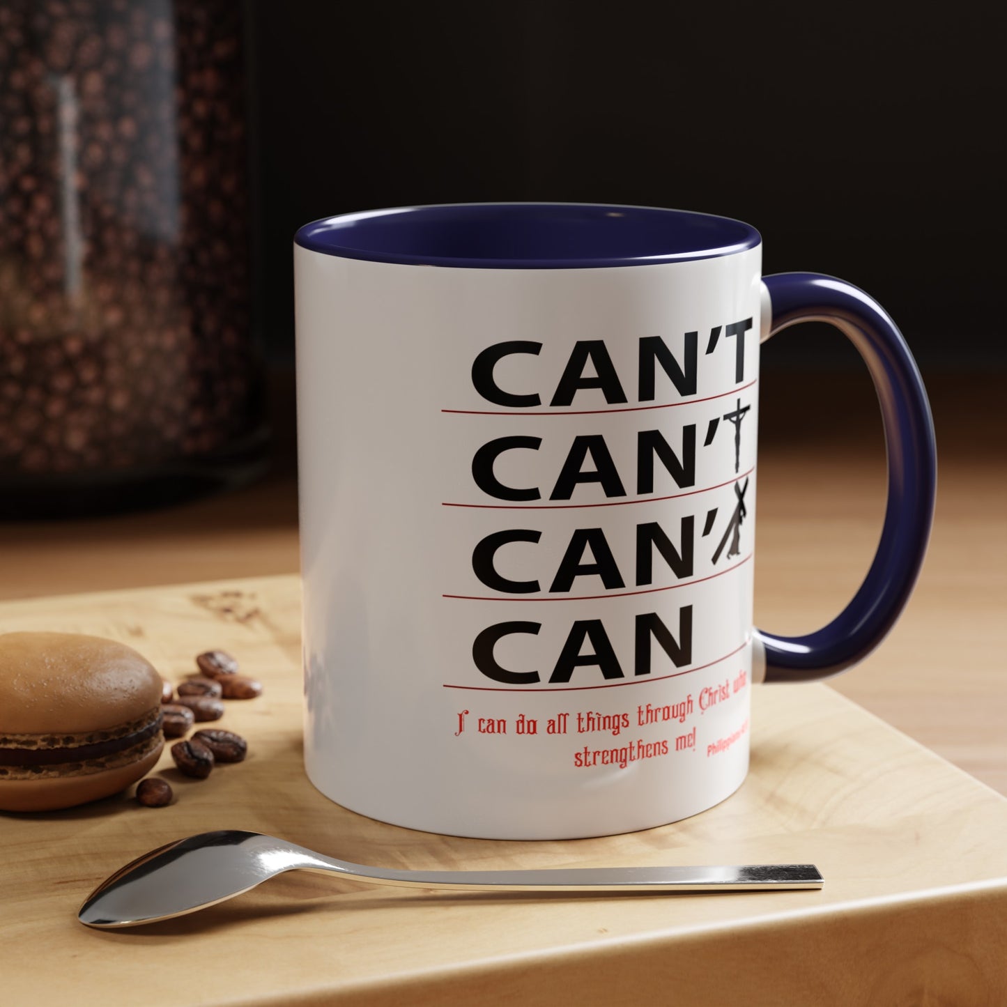 Through Christ-Accent Coffee Mug (11, 15oz)