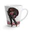 Standing on Business-Black Woman-Latte Mug, 12oz