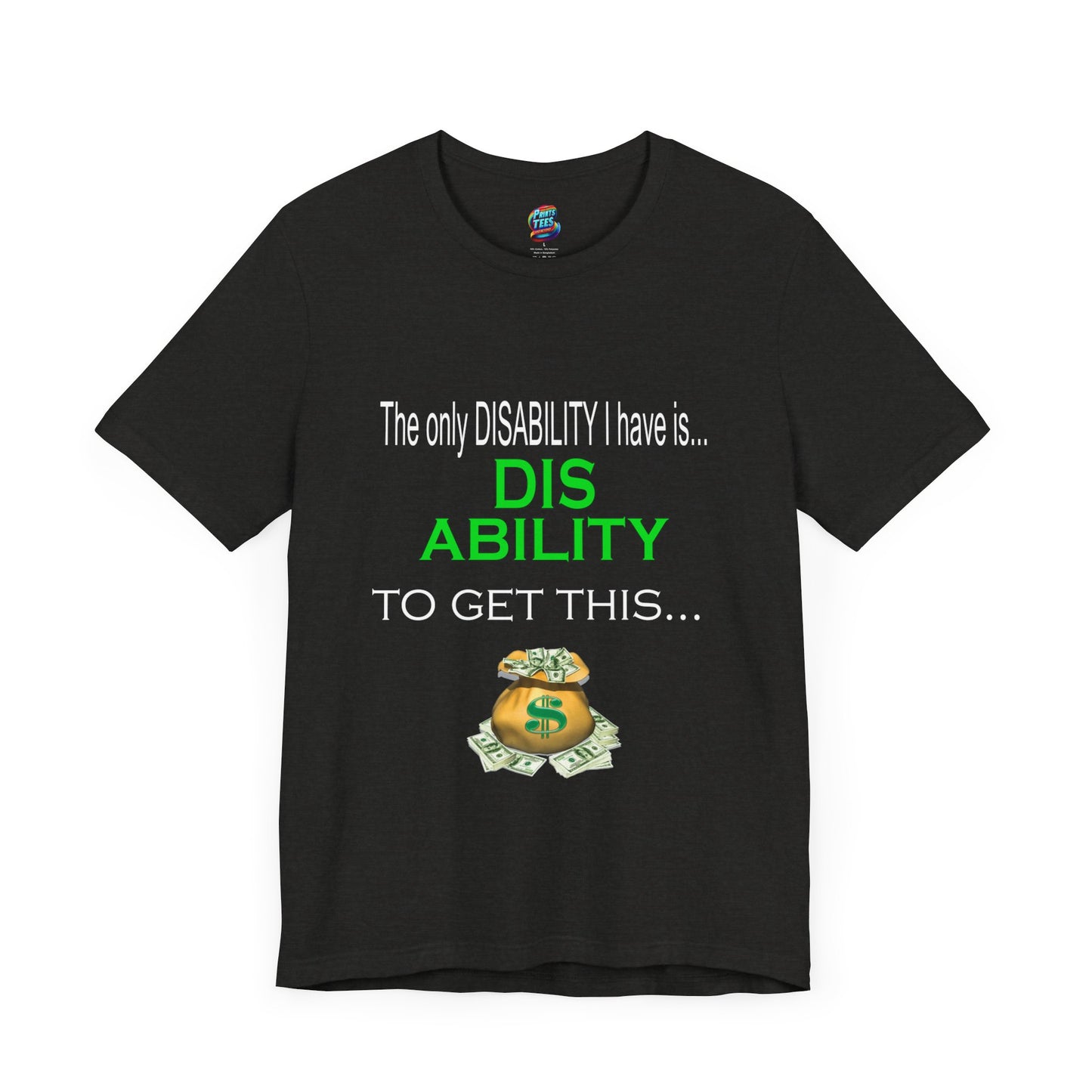 Disability-Jersey Knit T-Shirt