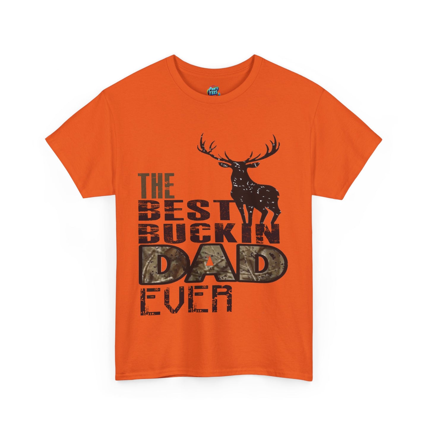 Best Buckin'Dad-Heavy Cotton Classic Tee