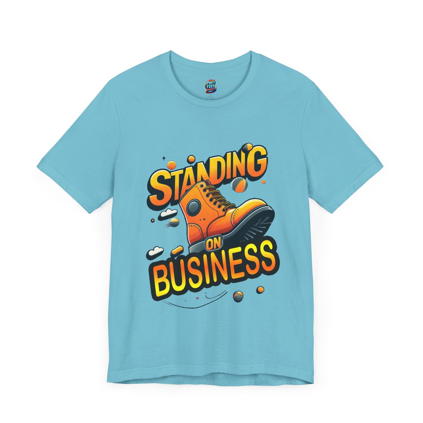 Standing on Business-Tim Boot-Jersey Knit T-Shirt