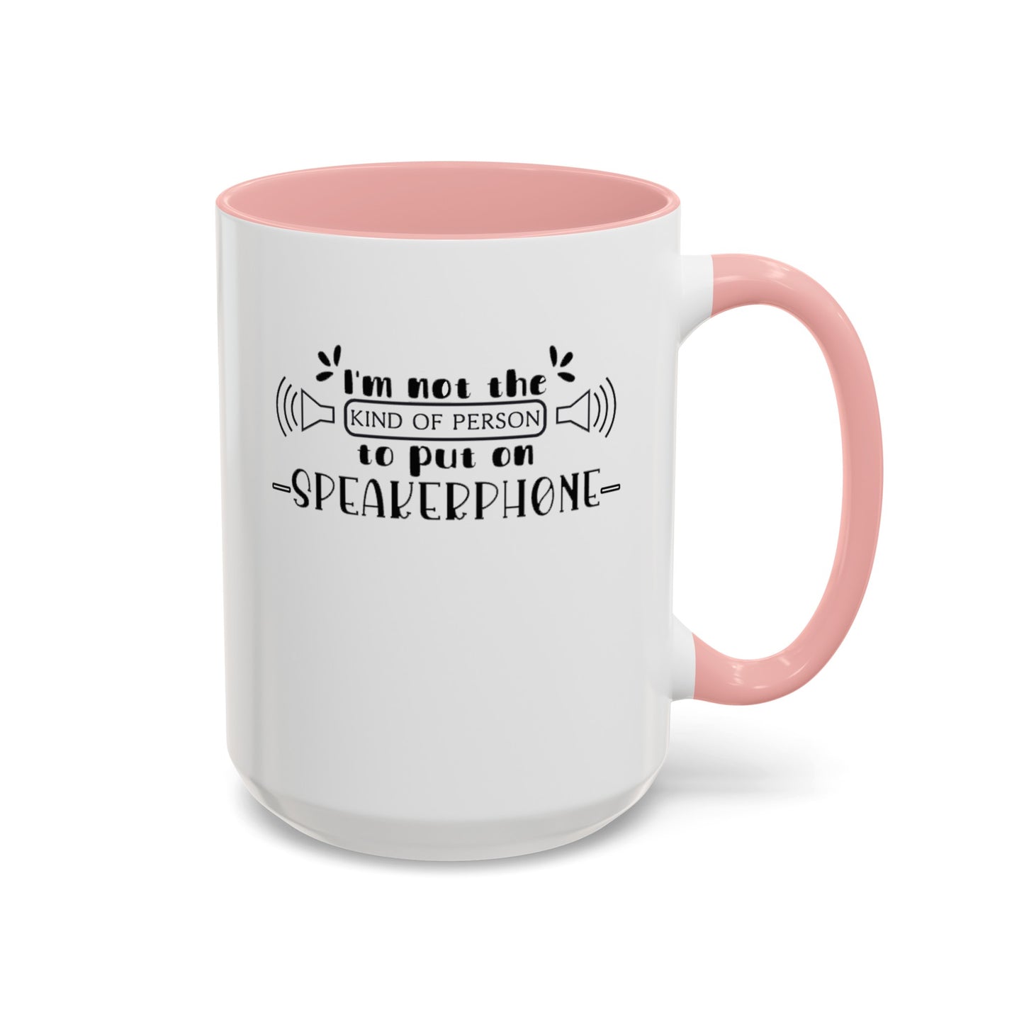 Speakerphone-Accent Coffee Mug (11, 15oz)