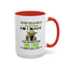 Crazy Yoda-Accent Coffee Mug (11, 15oz)