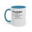 Baddie Definition-Accent Coffee Mug (11, 15oz)