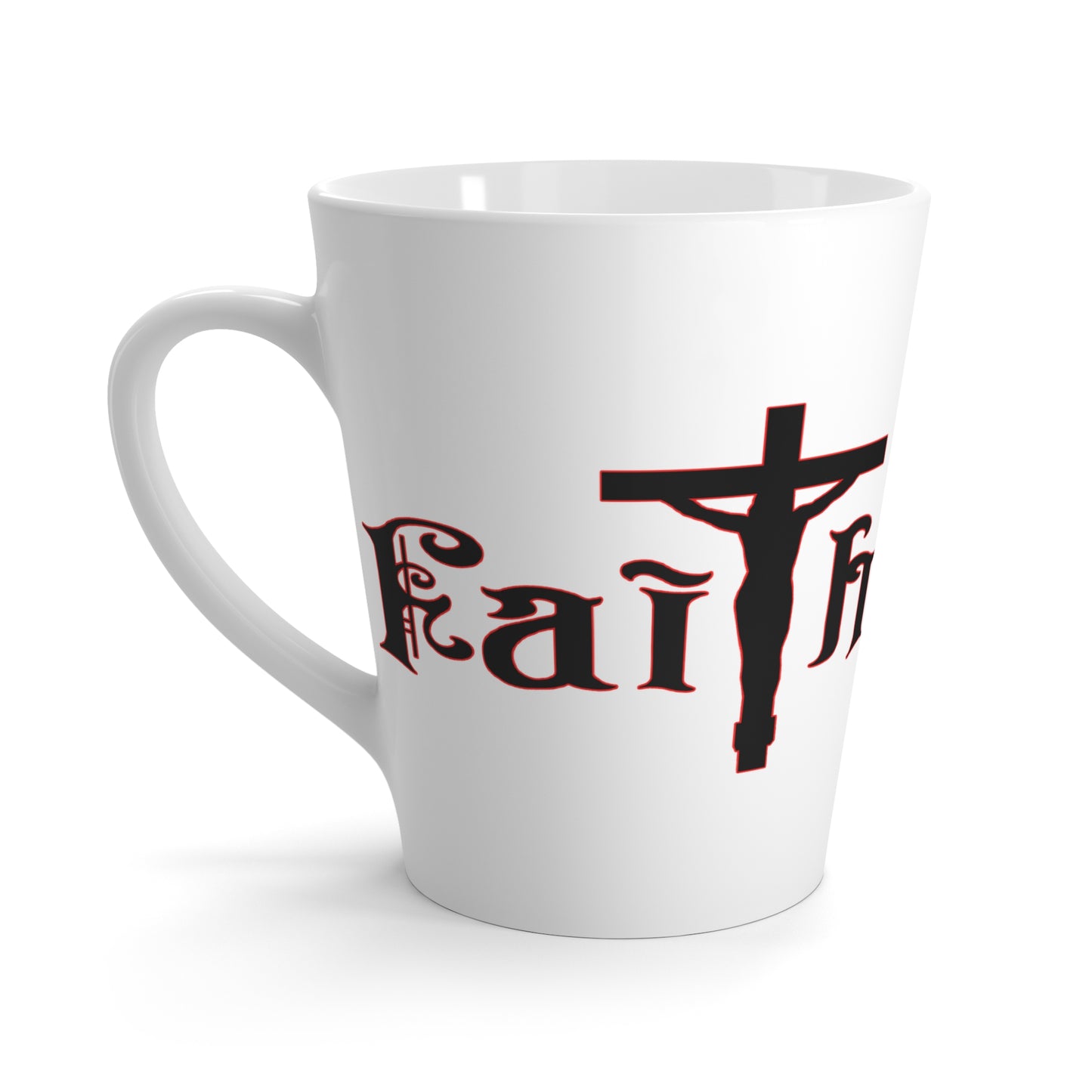 Faith-Latte Mug, 12oz